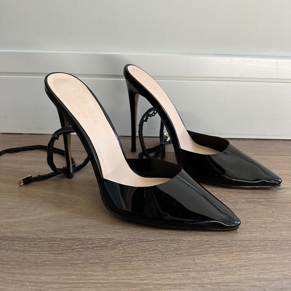 Femme Vegan Patent Leather Heels
